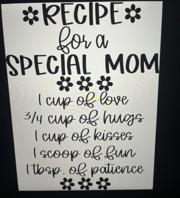 RECIPE FOR MOM